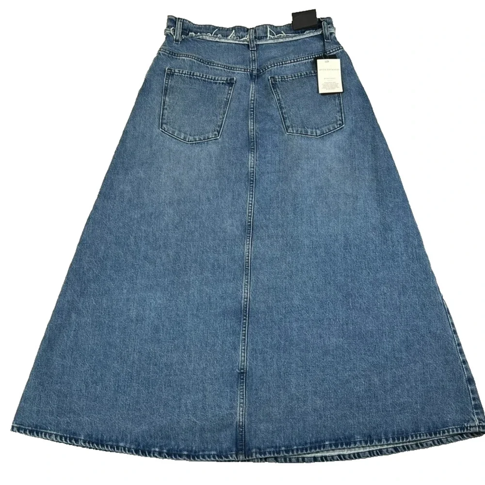 Nobody Denim Como Skirt Womens Size 30 Super High Rise Relaxed Fit A-line NWT